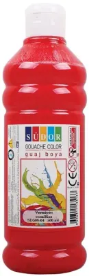SÜDOR GUAJ BOYA 500 ML VERMİYON SD509-04