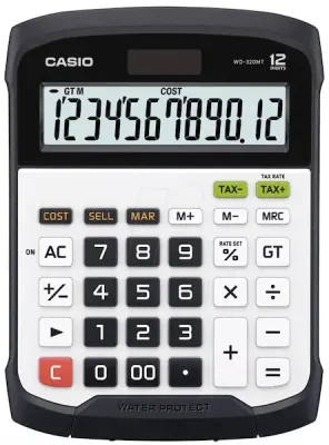 CASIO HESAP MAKİNESİ MASAÜSTÜ WD-320MT 12 HANE