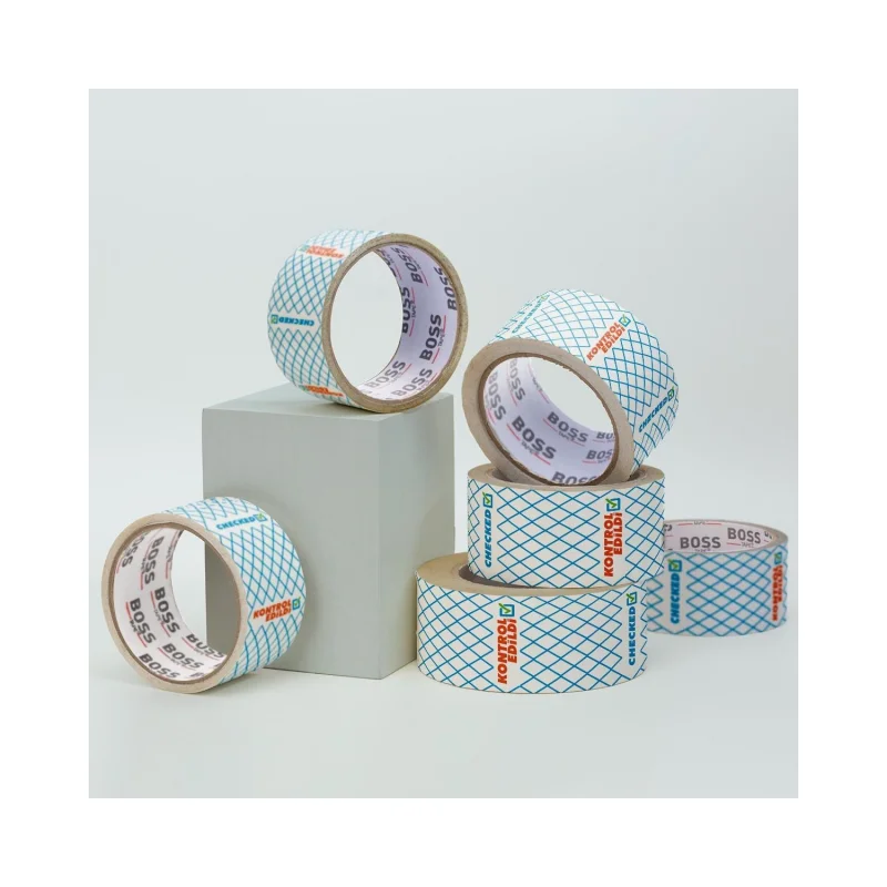 BOSS TAPE ÖZEL BANT UYARI BANDI BASKILI CHECKED-KONTROL EDİLDİ 50 MM x 66M BT-08004