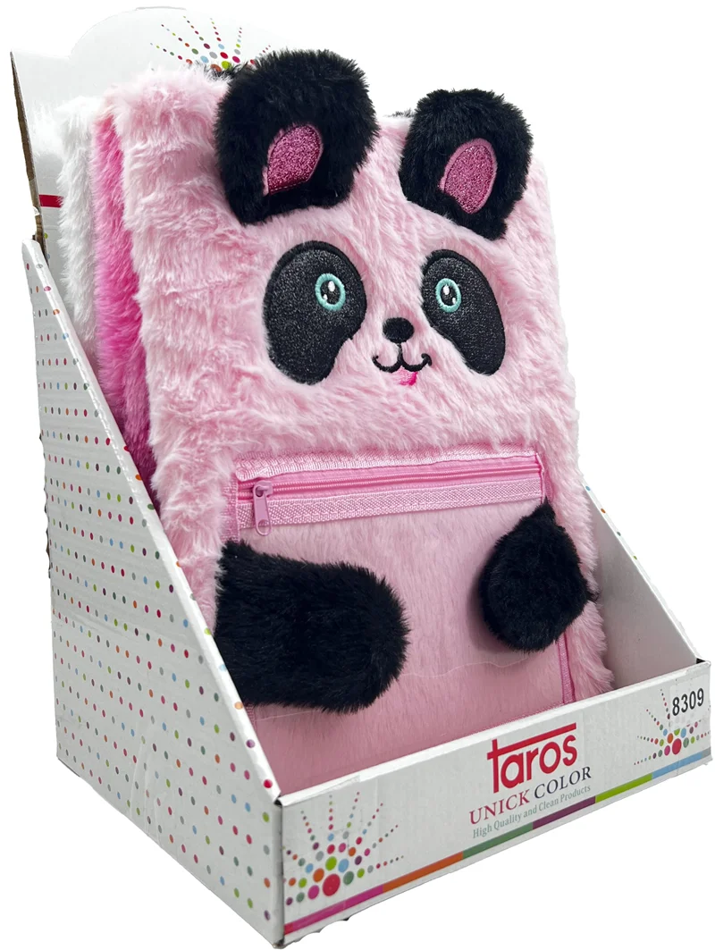 UNICK COLOR PELUŞ DEFTER A4 PANDA CEPLİ 8309