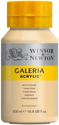 W&amp;N AKRİLİK BOYA GALERIA 500 ML BUFF TITANIUM 060 WN-2150060