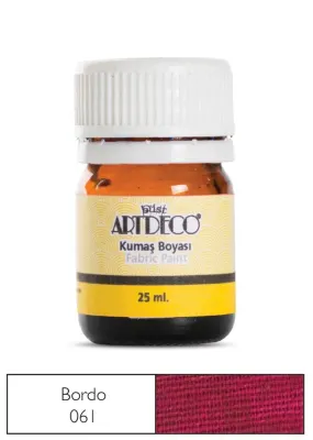 ARTDECO KUMAŞ BOYASI 25 ML BORDO Y-010A-061