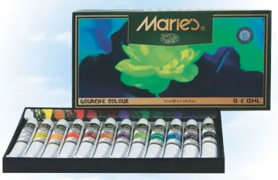 MARIES GUAJ BOYA SETİ 12 ML 12 Lİ 7312B