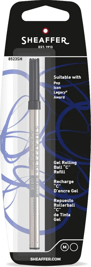 SHEAFFER ROLLER KALEM  REFİLİ 8523SH MEDIUM SİYAH BLS.