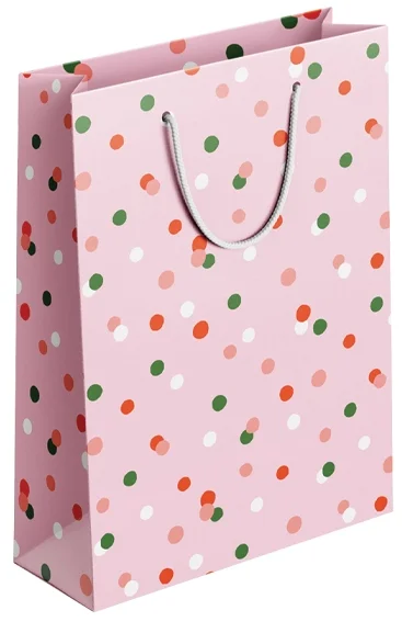 KESKİN KARTON ÇANTA D1 PEMBE PUANTİYE 170033-99