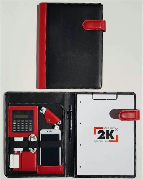 2K SEKRETERLİK A4 SUNİ DERİ GARNİLİ TEL.KILIFLI 7000