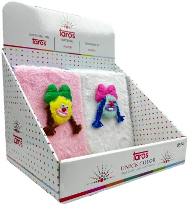 UNICK COLOR PELUŞ DEFTER A5 ÖRGÜLÜ KIZ 8514