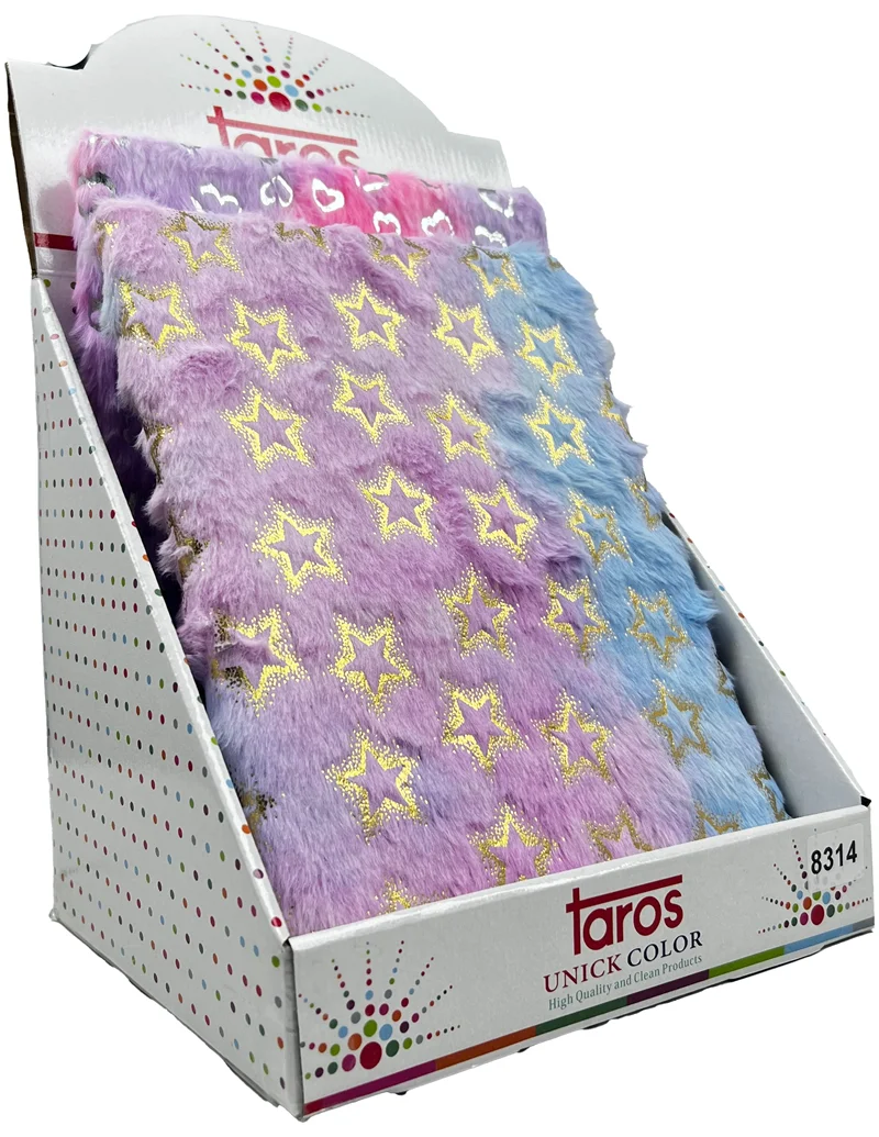 UNICK COLOR PELUŞ DEFTER A4 YILDIZLI 8314