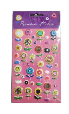 BU-BU PUF AYÇİÇEĞİ STICKER BUBU-CAS-01-017