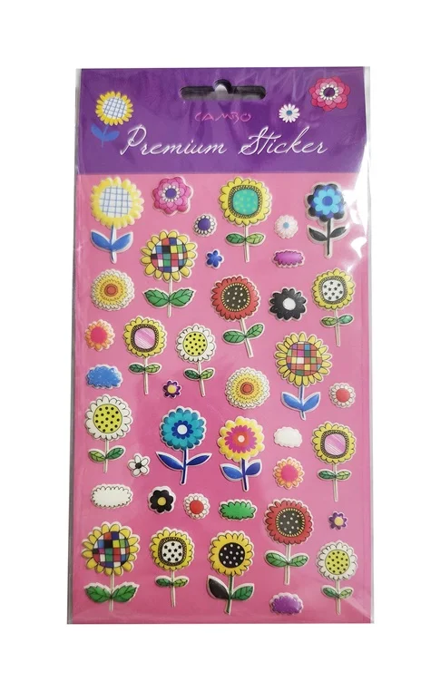 BU-BU PUF AYÇİÇEĞİ STICKER BUBU-CAS-01-017
