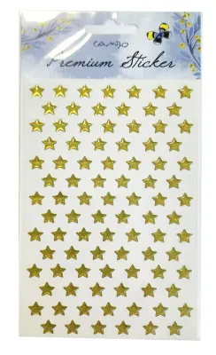 BU-BU DAMLA GOLD YILDIZ STICKER BUBU-CAS-01-049