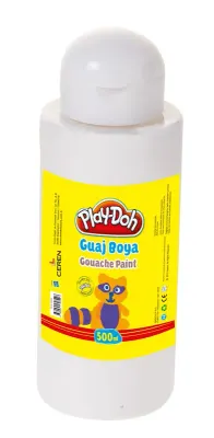 PASİF PLAY-DOH GUAJ BOYA 500 ML. BEYAZ PLAY-GU007
