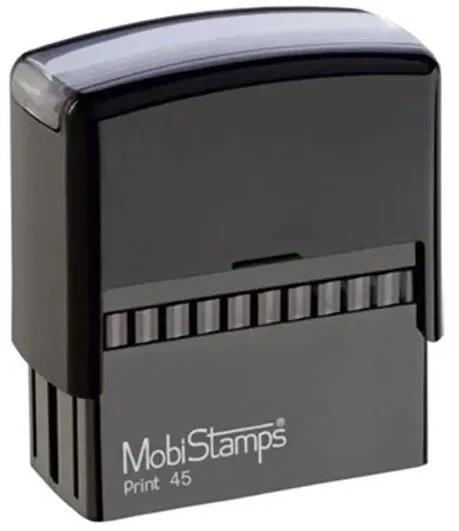 MOBİSTAMPS KAŞE 45 MAVİ KEÇE