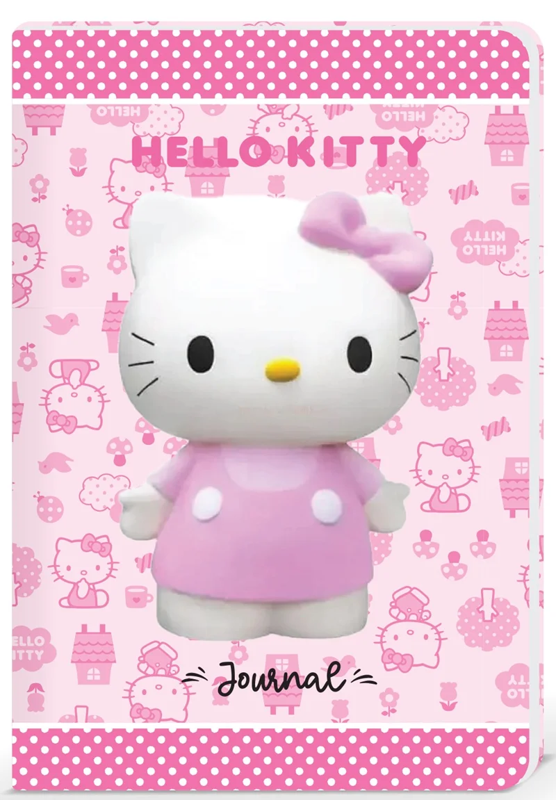 VİCTORİAS JOURNALS HELLO KİTTY SQUİSHY GÜNLÜK A6 192 SAYFA 100 GR RENKLİ SAYFALAR 525-2081