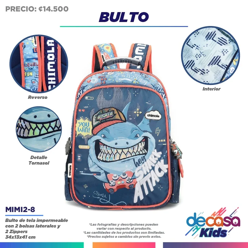 CHIMOLA SHARK 12" SIRT ÇANTASI (CH18312) CHM-CN0010