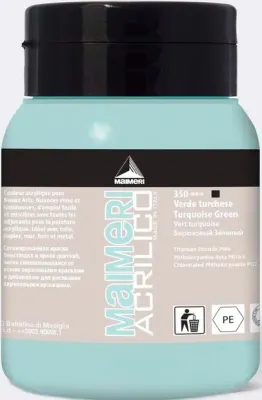 MAIMERI AKRİLİK BOYA ACRILICO SERİSİ 500 ML TURQUOISE GREEN 934350