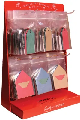 REX HEDİYE ETİKETİ DISPLAY-ESPOSITORE SEGNAPACCHI (36 ZARF ETİKET+36 İPLİ ETİKET) 900250-99