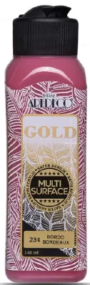 ARTDECO AKRİLİK BOYA GOLD MULTI-SURFACE 140 ML BORDO Y-G70R-234