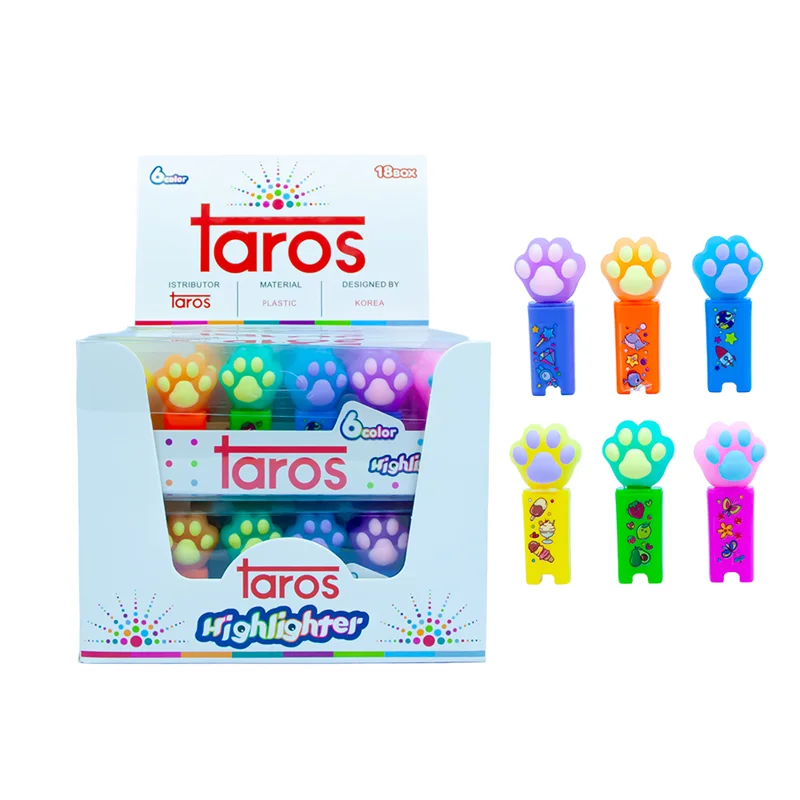 UNICK COLOR FOSFORLU KALEM PATİ 6 LI 8043