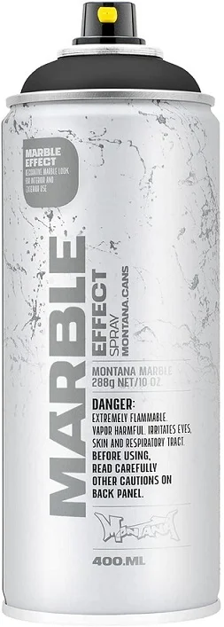 MONTANA EFFECT MARBLE SPREY BOYA 400 ML BLACK EM9000 MO-415357