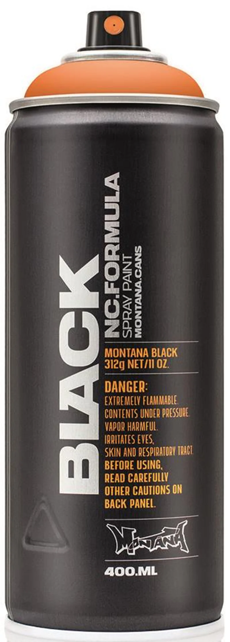 MONTANA BLACK SPREY BOYA 400 ML PURE ORANGE BLK2075 MO-263682