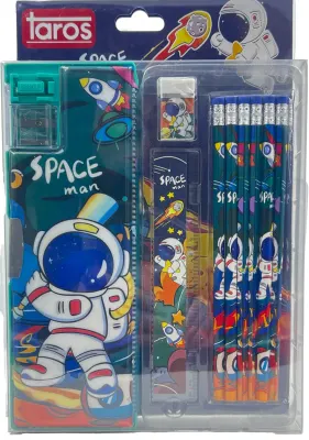 UNICK COLOR KALEM ÇANTASI ASTRONOT FONKSİYONLU KIRTASİYE SETİ 8445