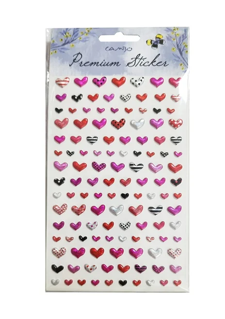 BU-BU PUF MİNİ KALP STICKER BUBU-CAS-01-015