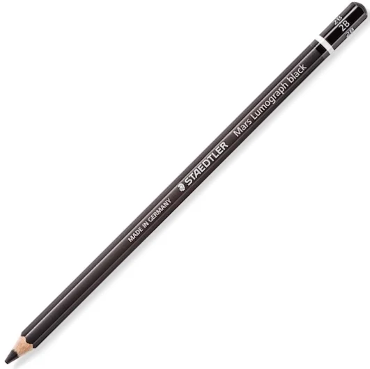 STAEDTLER KURŞUN KALEM DERECELİ MARS LUMOGRAPH BLACK 2B 100B-2B