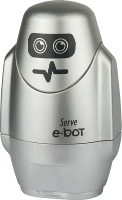 SERVE E-BOT SİLGİLİ KALEMTIRAŞ METALIK GRI TEKLİ SV-EBOT1MGRI