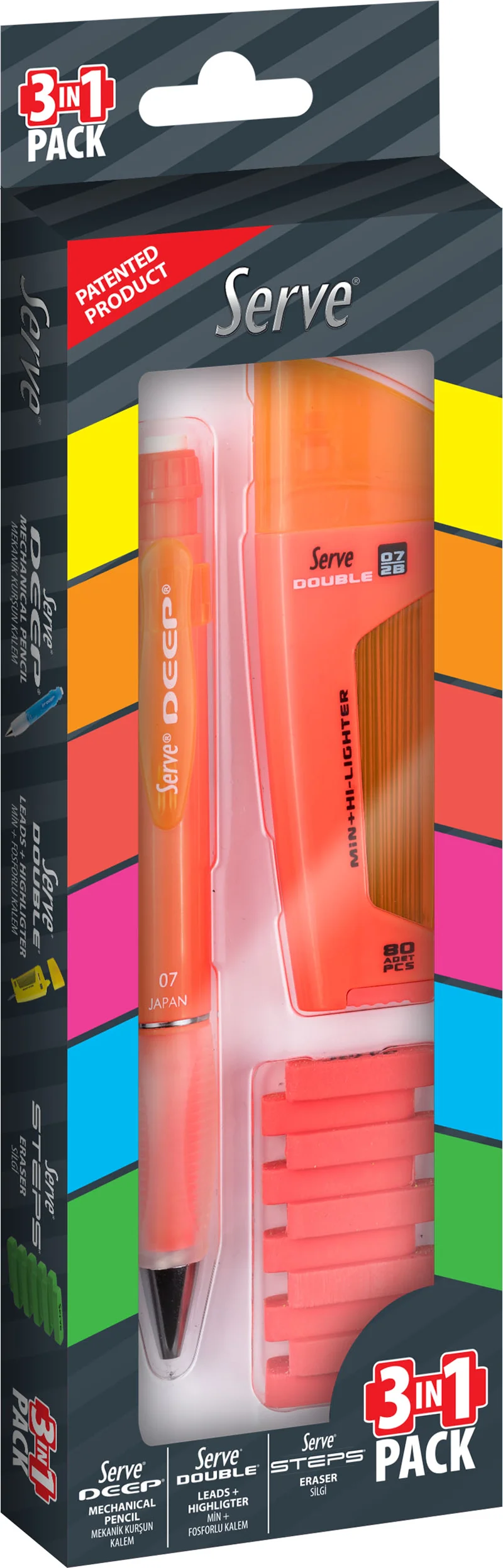SERVE DEEP &amp; DBL-FOS KLM &amp; STEPS SILGL 07 KRM 3LU SV-DDSTS073K