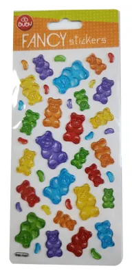 BU-BU DAMLA STICKERS FUNCY AYICIK 9X20 BUBU-PUS-7301