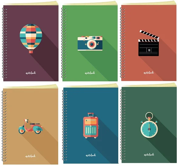 LİLAMOR DEFTER MİNİMAL ICON SPR.S.KPK. ÇİZGİLİ 16X22 12'Lİ (6 ASS.) LLM-DF1622-IS02