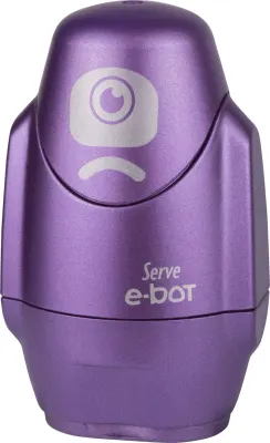 SERVE E-BOT SİLGİLİ KALEMTIRAŞ METALIK MOR TEKLİ SV-EBOT1MMOR