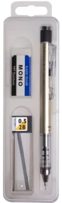 TOMBOW VERSATİL KALEM MONO GRAPH OKUL SETİ 0.5 ALTIN KUTULU