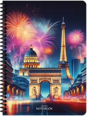 KESKİN DEFTER CİTY 16.5x22.5 PP KAPAK SPİRALLİ 80 YP. KARELİ 323042-99