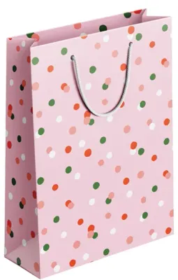 KESKİN KARTON ÇANTA D2 PEMBE PUANTİYE 170034-99