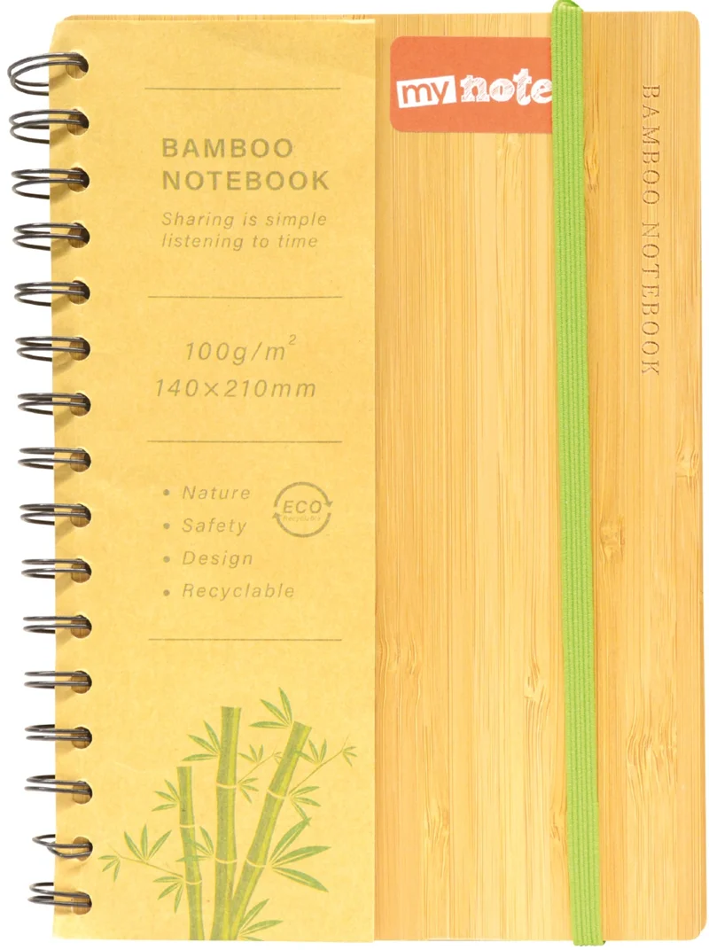 MYNOTE DEFTER BAMBU KAPAK SPİRALLİ 14x21 51013893