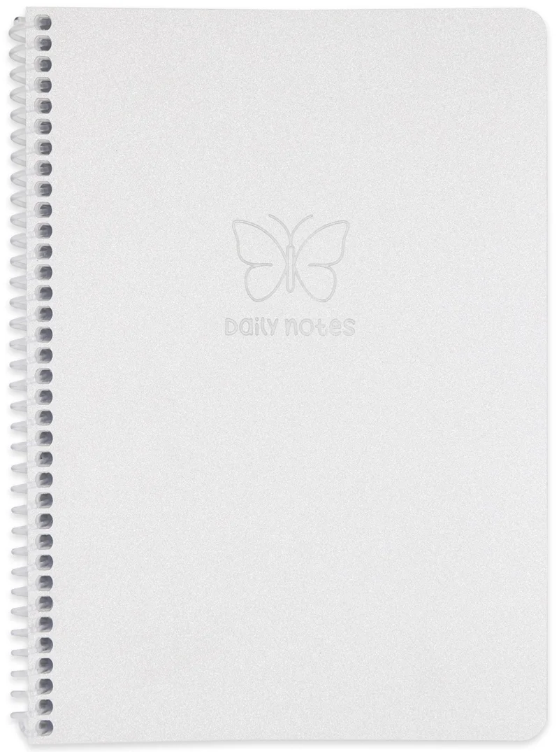 KESKİN DEFTER GLITTER A4 PP KAPAK SPİRALLİ 80 YP. KARELİ 322422-99