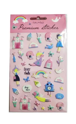 BU-BU PUF ŞEKER KIZ STICKER BUBU-CAS-01-027