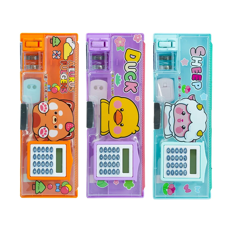 UNICK COLOR KALEM ÇANTASI ANIMALS HESAP MAKİNELİ FONKSİYONLU 8443