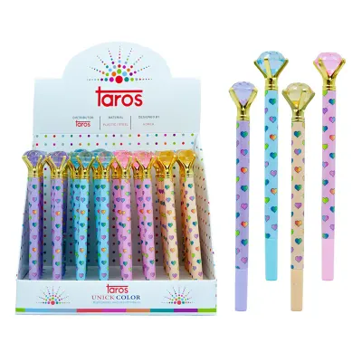 UNICK COLOR JEL KALEM TAŞLI KALPLİ 8074