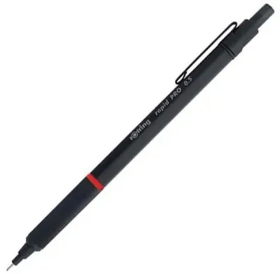 ROTRİNG VERSATİL KALEM RAPID PRO 0.7 MAT SİYAH 1904257
