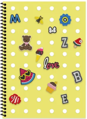 KESKİN DEFTER FUN A4 PP KAPAK SPİRALLİ 80 YP. ÇİZGİLİ 323241-99