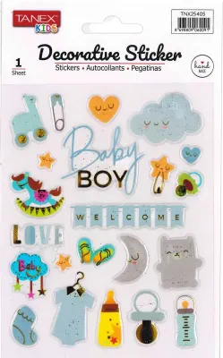 TANEX TNX-25405 DECORATİVE STICKER 5 AD. TNX2540505