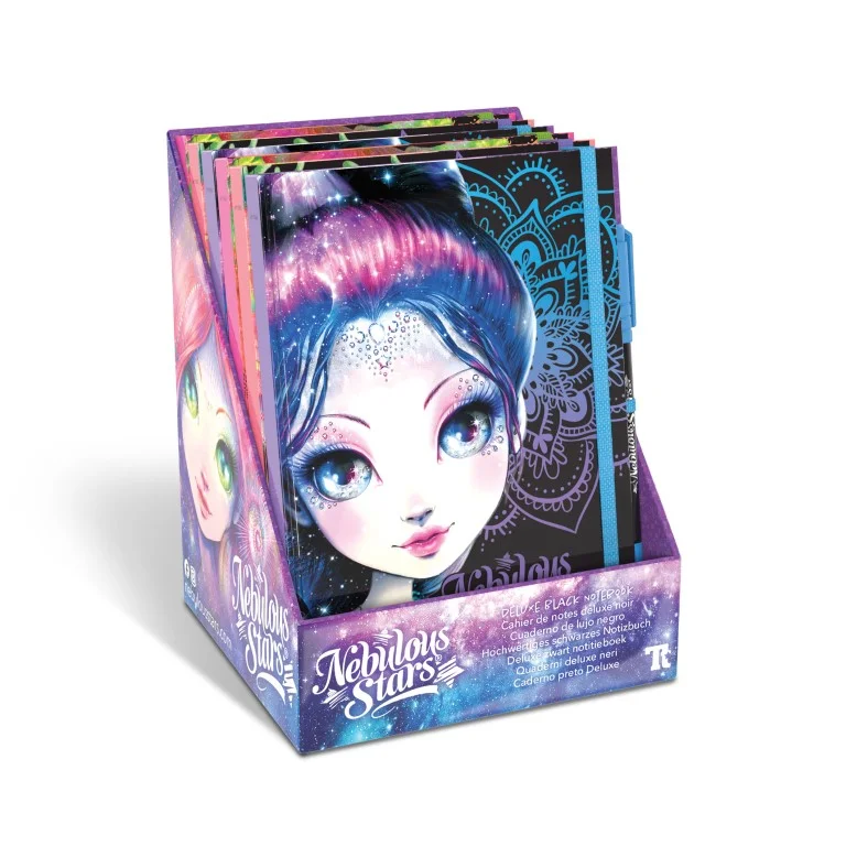 NEBULOUS STARS NOTEBOOK DELUXE BLACK PEMBE 6940