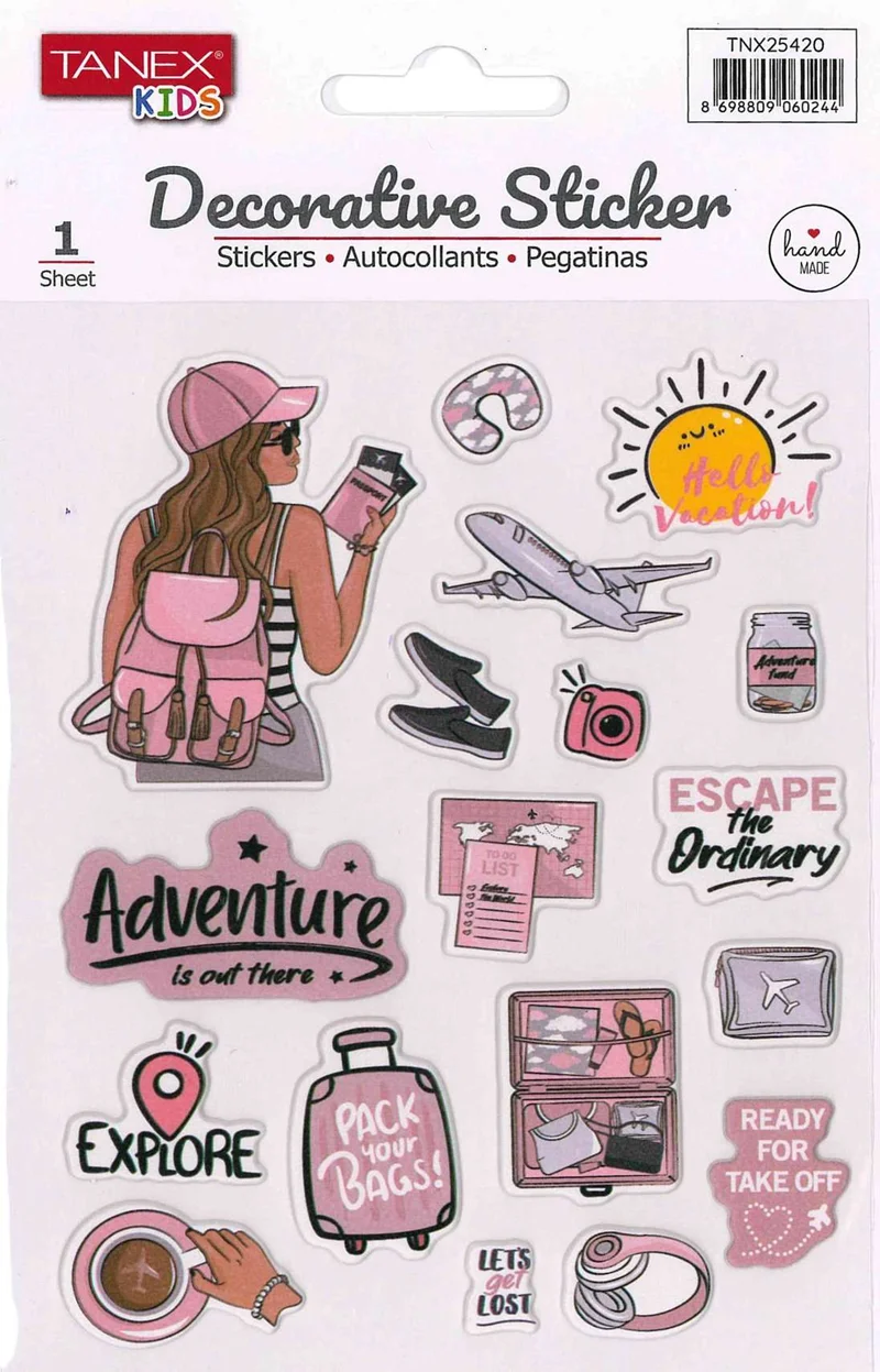 TANEX TNX-25420 DECORATİVE STICKER 5 AD. TNX2542005