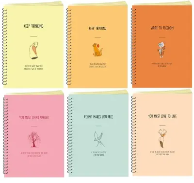 LİLAMOR DEFTER LINE PASTEL SPR.S.KPK. DÜZ 16X22 12'Lİ (6 ASS.) LLM-DF1622-LP01