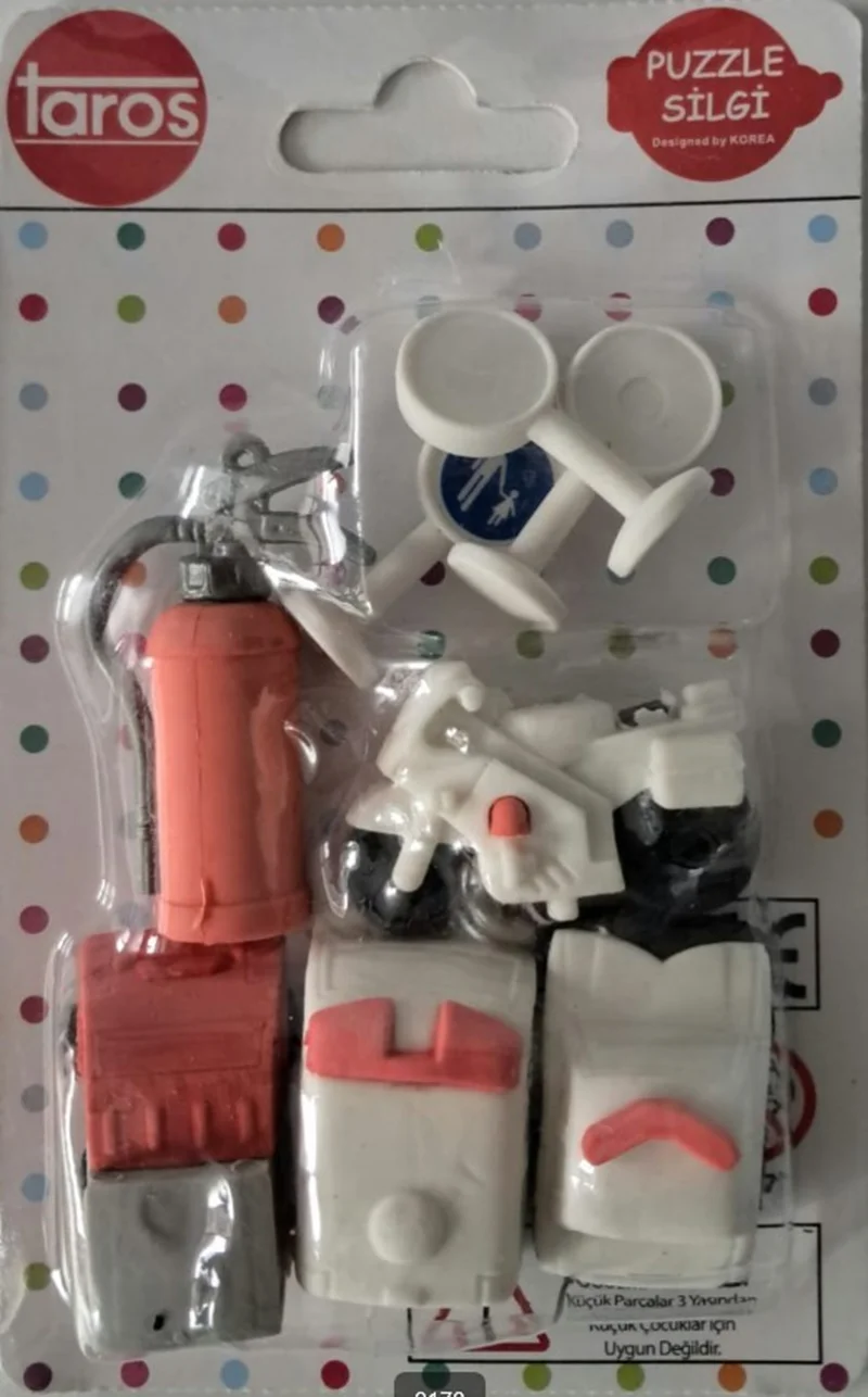 TAROS TRAFİK SET PUZZLE SİLGİ  9170