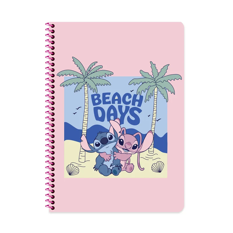KESKİN DEFTER LİLO&amp;STITCH A4 SPİRALLİ KARTON KAPAK 80 YP. ÇİZGİLİ 380621-14