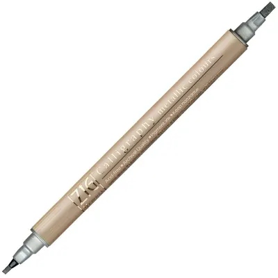 ZIG KALİGRAFİ KALEMİ METALİK MS-8400 102 SILVER